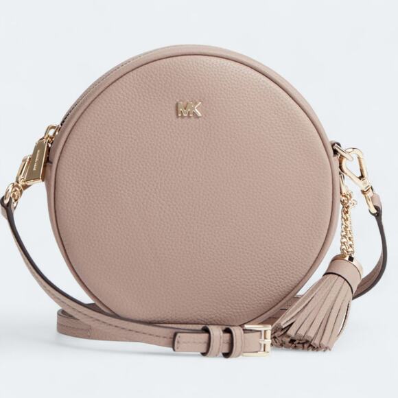Michael Kors Pebbled Leather Canteen Crossbody Bag - Picture 1 of 7